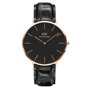 Daniel Wellington DW Watch Classic Reading Black Rose Gold 40mm