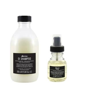 DAVINES OI OIL OLEJEK 50ML SZAMPON 280ML ODBUDOWA