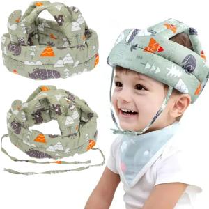 KASK OCHRONNY DLA DZIECI NAUKA CHODZENIA RACZKOWANIA CZAPKA OCHRONA GŁOWY