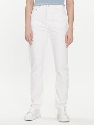 Calvin Klein Jeans Jeansy Authentic J20J222741 Biały Slim Fit