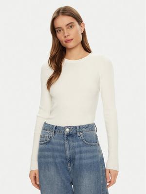 JJXX Sweter Jodi 12250072 Biały Slim Fit