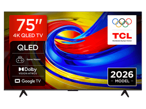 Telewizor QLED TCL 75P7L 75" 4K Google TV Dolby Vision Czarny