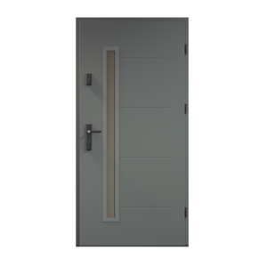 Drzwi zewnętrzne ARGO RAL 7024 antracyt 90P Radex
