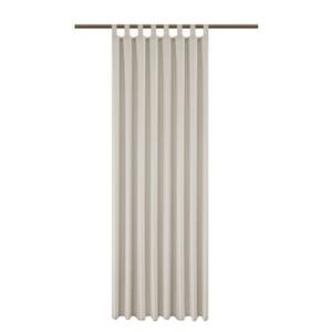 Zasłona ogrodowa na szelkach z rzepami Terra 150 x 220 cm taupe