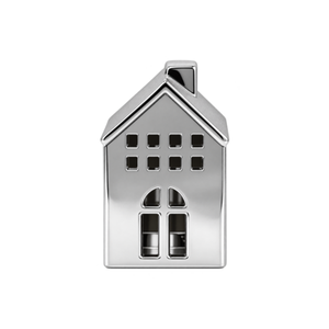 Domek ceramiczny sugar silver duży LED