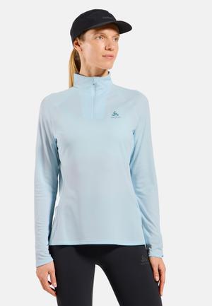 Bluza damska ODLO Mid layer ESSENTIAL 1/2 ZIP niebieska (L)