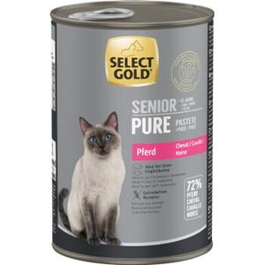 SELECT GOLD karma mokra kot senior Akceptacja Konina 6x400 g