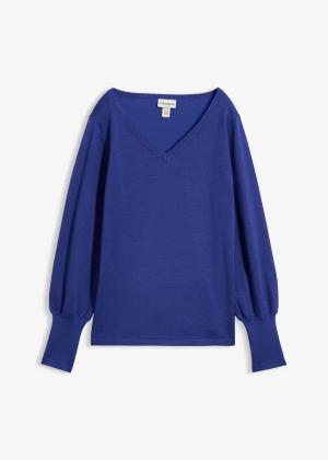 Sweter z cienkiej dzianiny z wiskozą