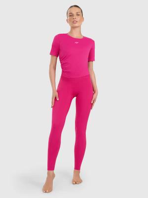 4F legginsy z detalem na pasie i wykończeniem szybkoschnącym 4FWAW25TFTIF369 (S)