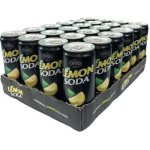 Lemon Soda w puszce Fonti di Crodo włoska cytrynowa lemoniada bez kaucji