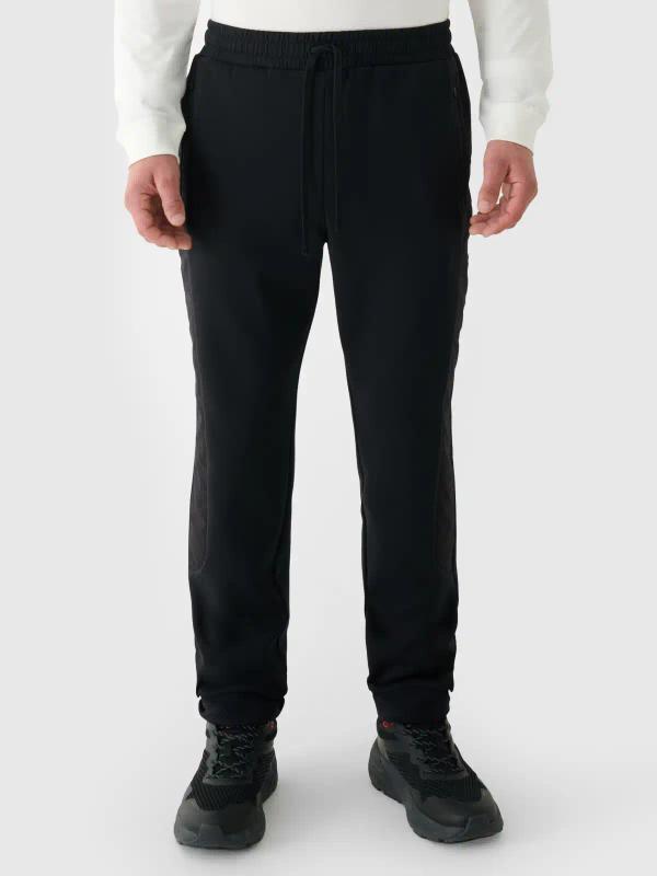 4F spodnie typu jogger z tkaninowymi wstawkami 4FWAW25TTROM1252 (S)