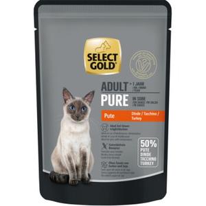 SELECT GOLD Adult Pure w sosie Indyk 12x85 g