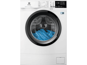 Pralka ELECTROLUX EW6SM427BP 7kg 1200obr. SLIM SensiCare SoftPlus Klasa B 76 dB Silnik Permanent Magnet Wyświetlacz LED Program antyalergiczny Eco TimeManager