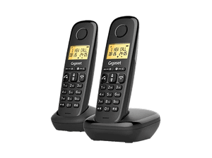 Telefon bezprzewodowy GIGASET Basic 100 DUO Czarny