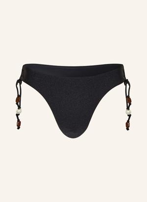 Seafolly Trójkątne Figi Bikini Palermo Loop Z Ozdobnymi Perełkami schwarz