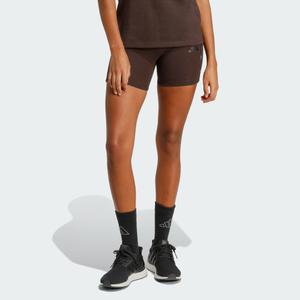 Seasonal Essentials Leopard Print Biker Shorts with 3-Stripes