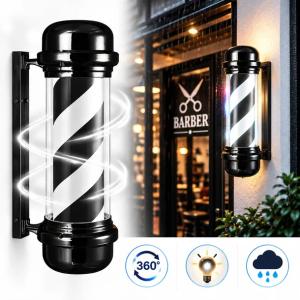 Plafon słupek lampa led barberska barberski znak reklama salon 94.5cm