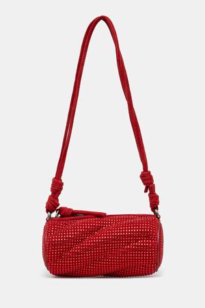 Fiorucci torebka zamszowa Suede Rhinestone Micro Mella