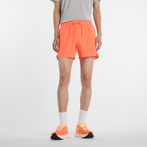 Spodenki męskie New Balance MS41286AAE – pomarańczowe