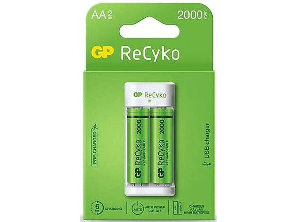 Ładowarka GP ReCyko USB E211 (2xAA 2000mAh)