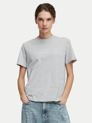 Calvin Klein Jeans T-Shirt LV047G831G Szary jasny Regular Fit