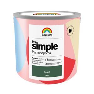 Farba plamoodporna IT'S SIMPLE Forest 2,5 l Beckers
