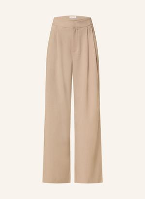 Mrs & Hugs Spodnie Marlena Z Lampasami beige