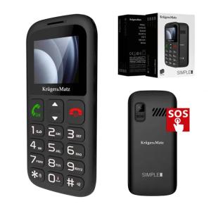 Telefon komórkowy GSM dla seniora Kruger&Matz Simple 923 SOS duże klawisze