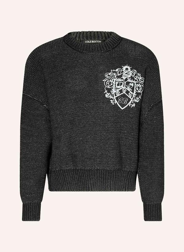 Cole Buxton Sweter Denim schwarz