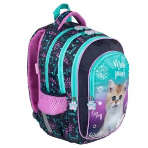 PLECAK CZTEROKOMOROWY MY LITTLE FRIEND KOTEK KITTY PARTY ST. MAJEWSKI