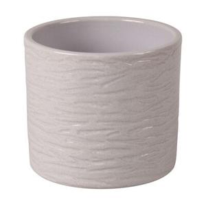 Osłonka cylinder Gravur 15 cm kamienny szary
