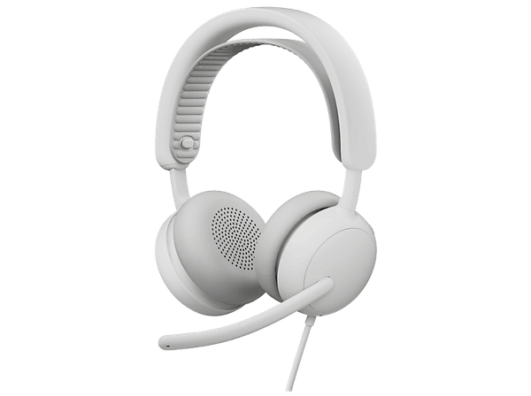 Słuchawki przewodowe LOGITECH ZONE WIRED 2 OFF WHITE Biały