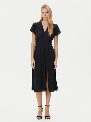 BOSS Sukienka letnia Dawarina 50532930 Czarny Relaxed Fit