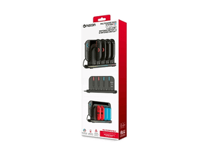 Ładowarka do kontrolerów Joy-Con NACON SWITCHNEWDOCK+JC z podstawką RGB Czarny