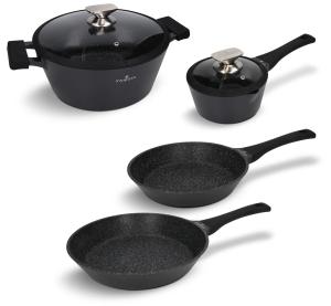 Zestaw garnków i patelni 6 el. Black Stone Zwieger