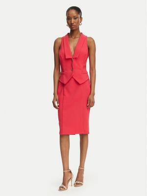 Rinascimento Sukienka koktajlowa CFC0019846002 Różowy Regular Fit