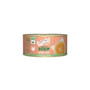 WOW Cat Soup mokra karma dla dorosłych kotów Czysty Kurczak 12x70 g