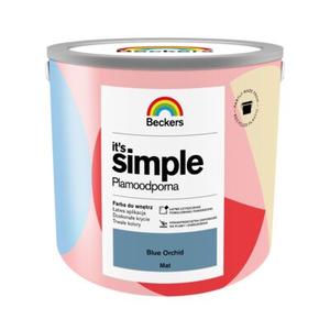 Farba plamoodporna IT'S SIMPLE Blue Orchid 2,5 l Beckers