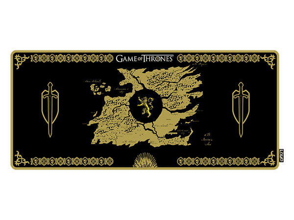 Podkładka pod mysz i klawiaturę LEXIP GAMING Lannister - Game of Thrones Czarny