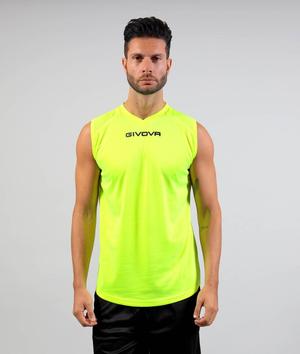 GIVOVA koszulka bezrękawnik unisex ONE żółty (XL)