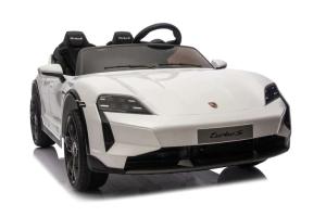 PORSCHE TAYCAN TURBO S 24V9ah Auto na akumulator dla dzieci Skóra Koła EVA