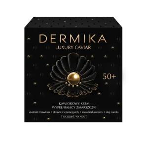 Dermika Luxury Caviar Krem Wypełniający Zmarszczki 50+ Na Dzień Na Noc 50ml