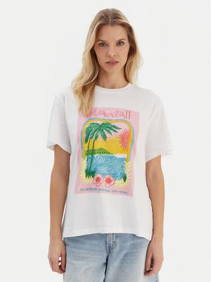 Roxy T-Shirt ERJZT05899 Biały Regular Fit