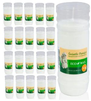 Wkłady PARAFINOWE całoroczne 60h N5 (24szt) ZAPALARKA GRATIS
