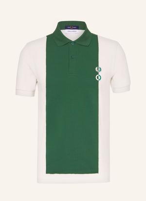 Fred Perry Koszulka Polo Z Pikowanym Wzorem weiss