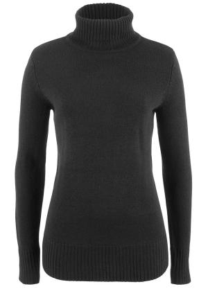 Sweter basic z golfem