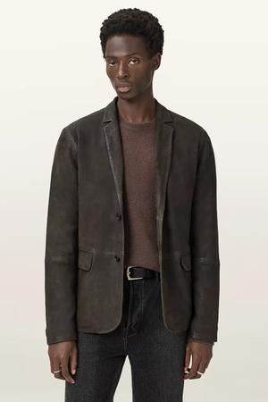 AllSaints marynarka zamszowa MONET