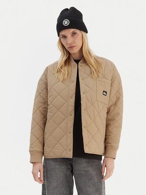Quiksilver Kurtka przejściowa Shining Quilted EQWJK03084 Beżowy Regular Fit