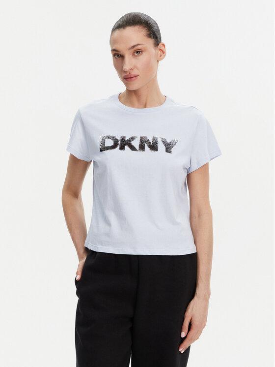DKNY Sport T-Shirt DP4T1035 Błękitny Regular Fit
