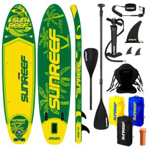 Deska SUP SUNREEF GREEN 350cm siedzisko wiosło pagaj pompka